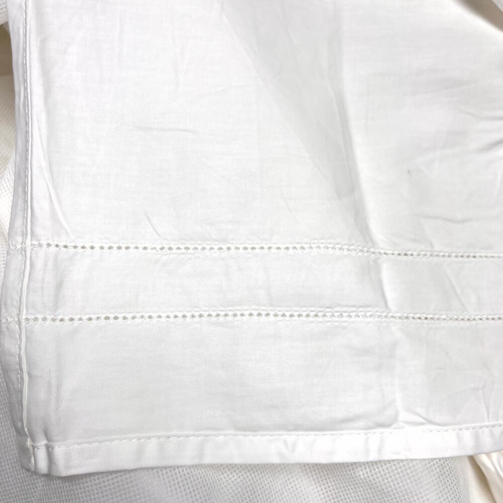 Tommy Bahama Tailored King Size Bedskirt White 100% Cotton